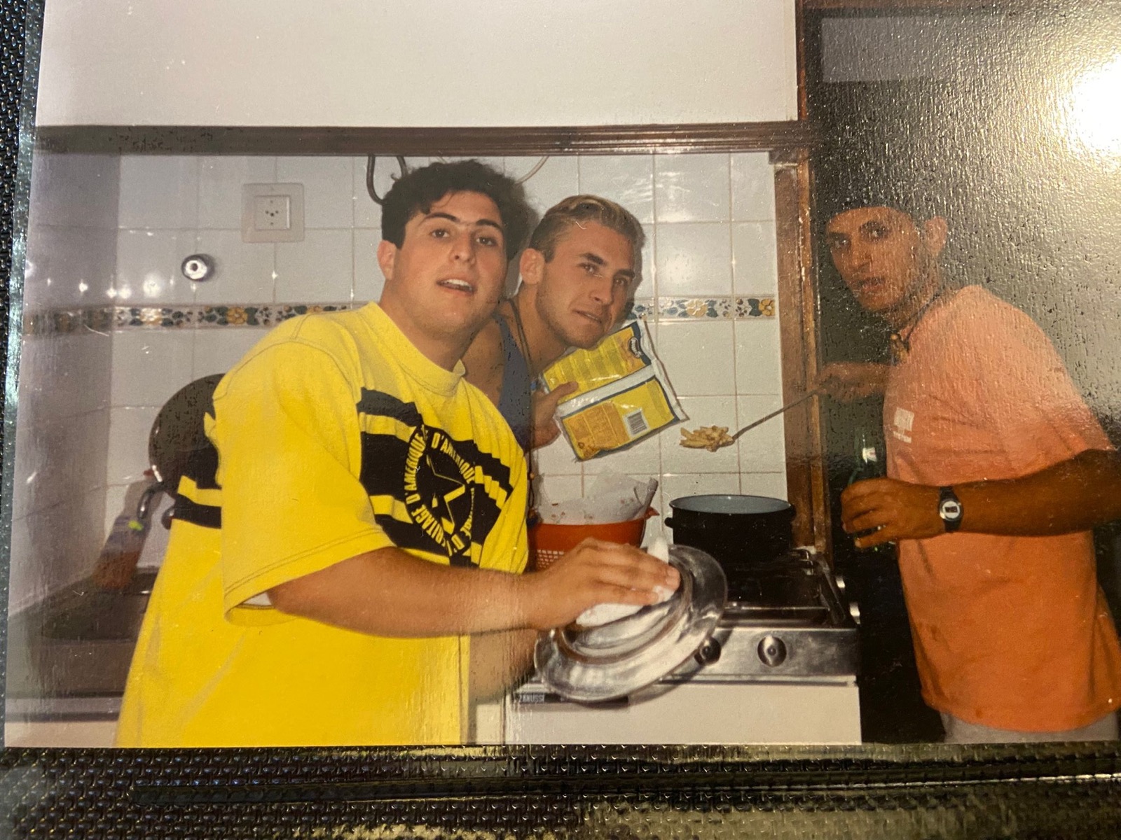 Marco e amici in cucina